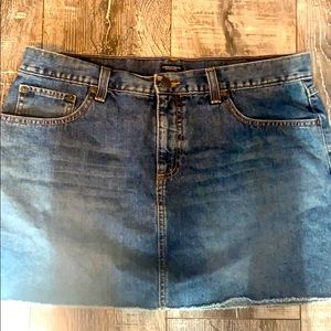Denim skirt